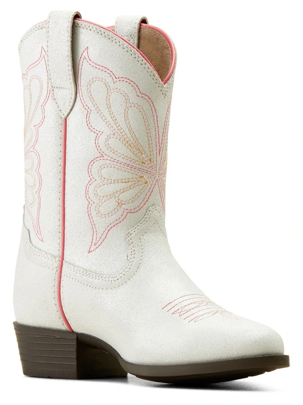 Ariat Girls Heritage Butterfly Ivory Boots